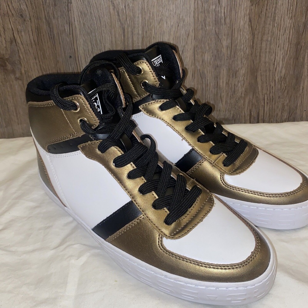 NWOT Guess Pelzy High Top Sneaker, GMPELZY, Mens‎ Sz 7